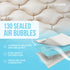 JJ CARE Alternating Pressure Mattress - 79"x35" Comfortable Hospital Bed Mattress Topper with Electric Pump - Pressure Relief Mattress Topper for Bedridden People's Bed Sores